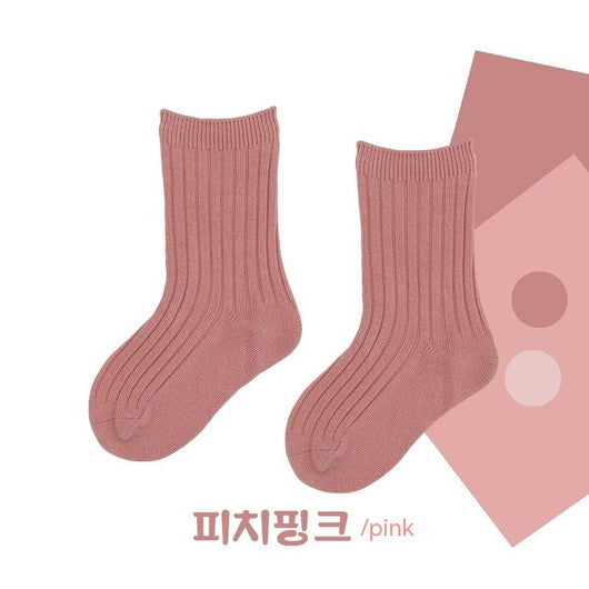 Calcetines Retro Coreanos Tubo para Niños y Niñas - Image 17