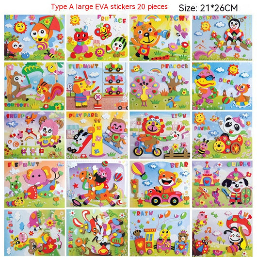 Pegatinas 3D Impresas Creativas para Niños - Image 28