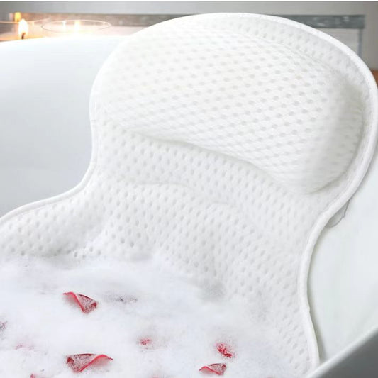 Almohada de Baño 4D Lavable - Cojín de Espuma para Bañera