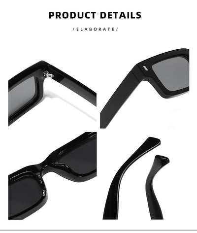 Gafas de Sol Retro Rectangulares Vintage para Hombre - Image 13