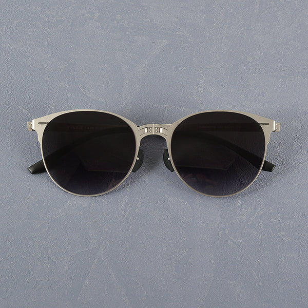 Gafas de Sol Vintage Plegables para Hombre en Acero Inoxidable - Image 6