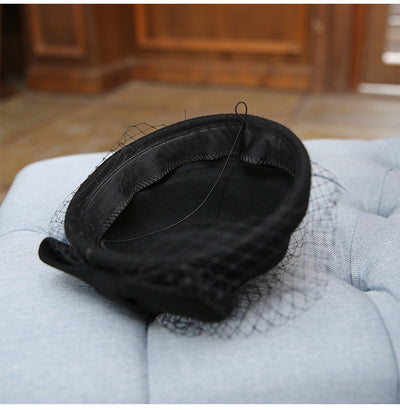 Boina de Malla Elegante Estilo Azafata Británica - Image 9