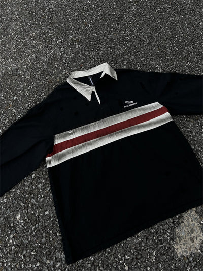 Polo Manga Larga con Contraste de Colores para Hombre - Image 21