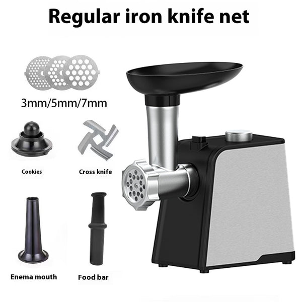 Picadora de Carne Automática de Acero Inoxidable - Trituradora Multiusos para Carne, Ajo y Especias - Image 7