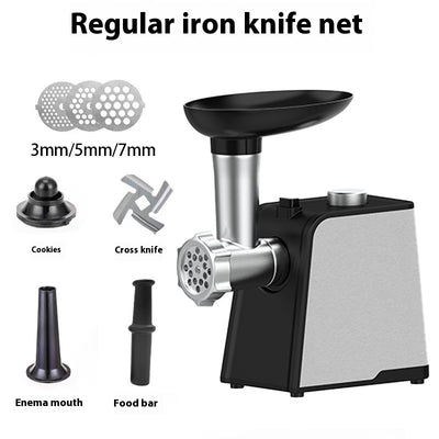 Picadora de Carne Automática de Acero Inoxidable - Trituradora Multiusos para Carne, Ajo y Especias - Image 7