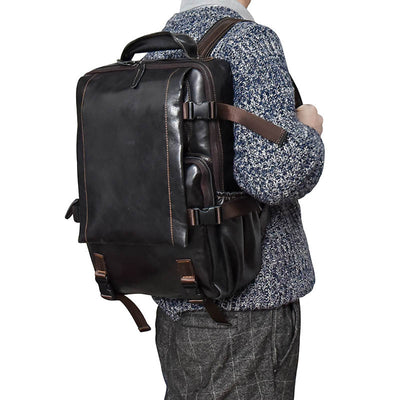 Bolsa de Cuero Genuino para Laptop con Gran Capacidad - Image 6