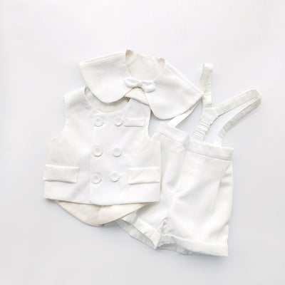 Chaleco Casual Blanco para Niños - Conjunto Elegante - Image 8