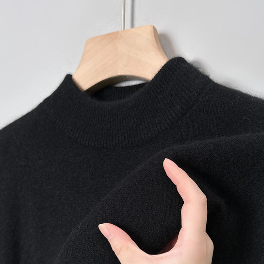 Suéter Cuello Alto Casual para Hombre - Diseño Minimalista Versátil - Image 8