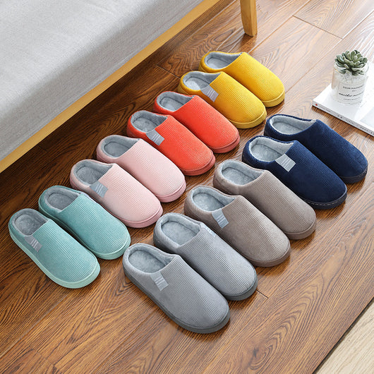 Pantuflas de Pana Cómodas para Pareja - Zapatos de Casa para Hombre y Mujer - Image 4