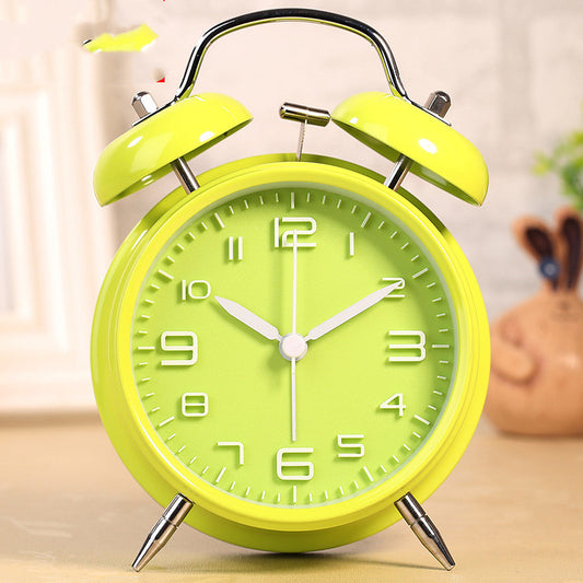 Reloj Despertador Digital 3D con Doble Campana Silencioso para Estudiantes - Image 2