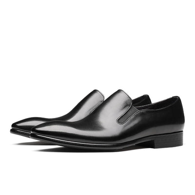 Zapatos de Cuero Formal para Hombre con Punta Afilada y Pedal - Image 2