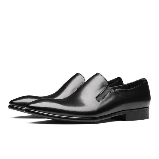 Zapatos de Cuero Formal para Hombre con Punta Afilada y Pedal - Image 2