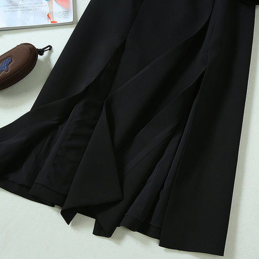 Gabardina Midi con Cintura y Abertura Lateral - Image 3
