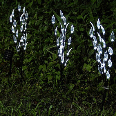 Luz Solar Decorativa Rama de Hojas para Jardín y Césped - Image 7