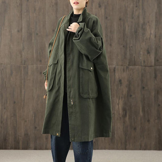 Chaqueta Impermeable Suelta Talla Grande para Mujer - Abrigo Deportivo de Manga Larga - Image 2