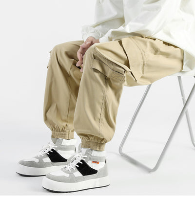 Pantalones Cargo Holgados con Bolsillos y Puños Ajustables - Image 13