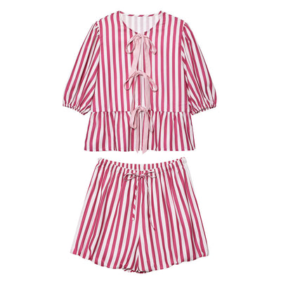 Pantalón Suelto con Cordones de Corte Francés - Image 4