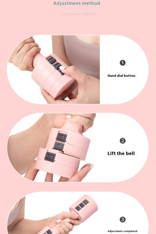 Mancuernas Ajustables para Mujer - Equipo de Fitness Modular para Casa - Image 13