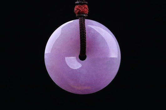 Pulsera de Jade Violeta con Cierre de Paz - Joya de Energía Positiva - Image 5