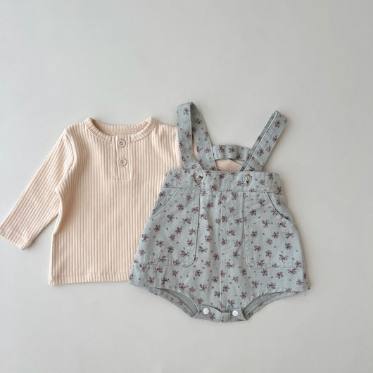 Overol Infantil de Mezclilla Suave Lavada Estilo Otoño - Image 7