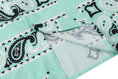 Conjunto Casual Hombre Camisa y Shorts Estampado Flor de Marañón Verde - Image 16