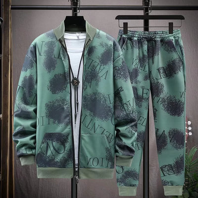 Chamarra Camuflada para Hombre con Cuello Tipo Stand y Cierre de Cremallera - Image 11