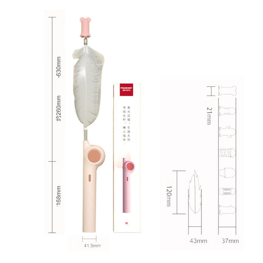 Juguete Interactivo para Gatos con Varilla de Plumas e Infrarrojo - Image 6