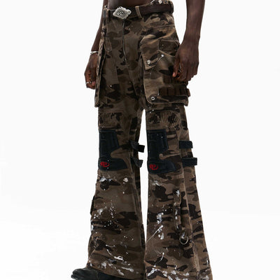 Pantalones de Trabajo Tácticos Camuflados con Refuerzo Protector - Image 11
