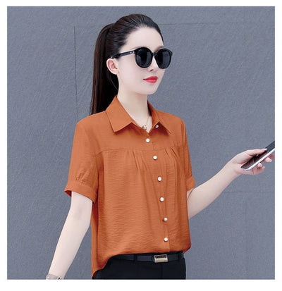 Blusa Casual de Manga Larga para Mamás Modernas - Image 8