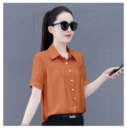 Blusa Casual de Manga Larga para Mamás Modernas - Image 8