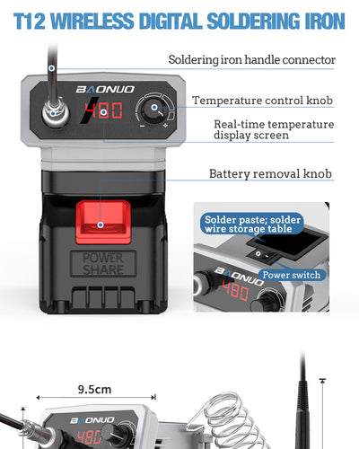 Pistola de Soldadura Eléctrica con Batería de Litio - Soldador Rápido Profesional - Image 8