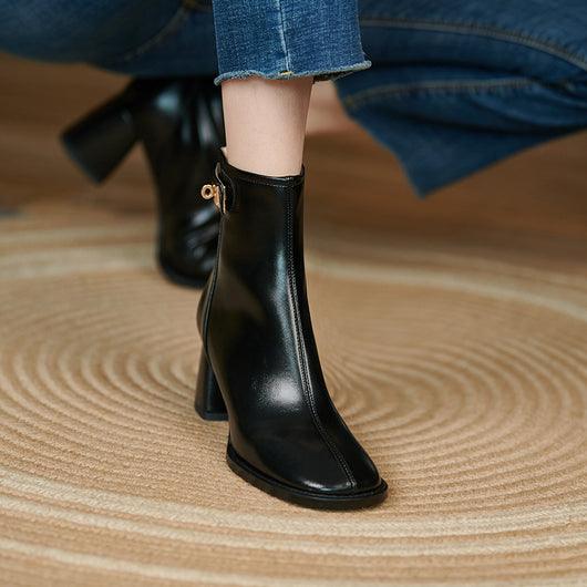 Botines de Tacón Alto para Mujer con Cierre Trasero - Image 6