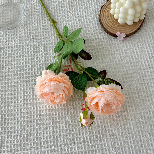 Flores Artificiales de Peonía y Rosa Premium para Decoración del Hogar - Image 8
