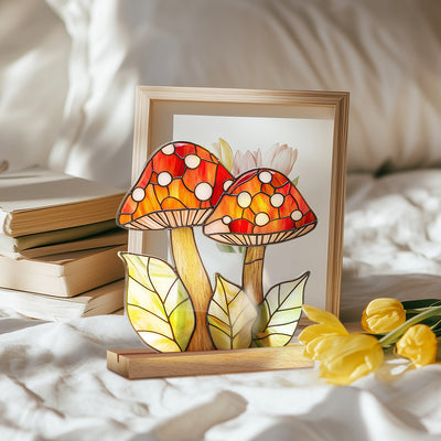 Adornos Decorativos Acrílicos con Efecto Cristal - Flores y Paisajes - Image 48
