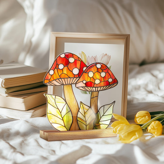 Adornos Decorativos Acrílicos con Efecto Cristal - Flores y Paisajes - Image 48