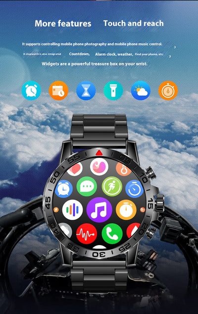 Reloj Inteligente con Llamadas Bluetooth, Monitoreo Cardíaco y Múltiples Deportes - Image 16