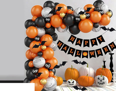 Juego de Globos de Látex y Aluminio para Halloween - Image 8