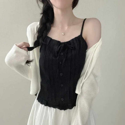Blusa Francesa Blanca Corta para Mujer - Image 3