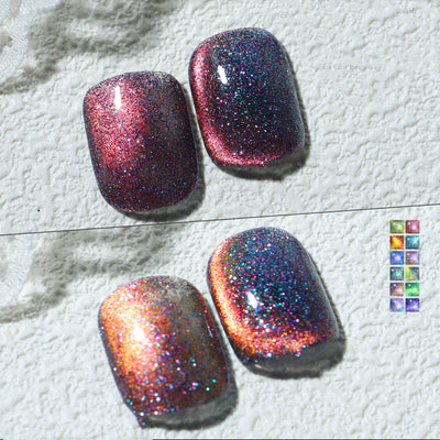 Esmalte de Gel Gato Ahumado Aurora Galaxia Brillante - Image 12