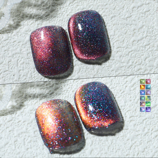 Esmalte de Gel Gato Ahumado Aurora Galaxia Brillante - Image 12