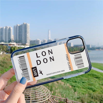 Funda iPhone 11 Silicona Antigolpes Diseño Cartoon Ticket Doble Color - Image 15