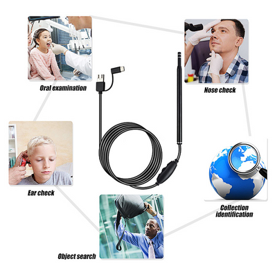 Otoscopio Digital 3 en 1 con Endoscopio HD 1.3MP - Image 9