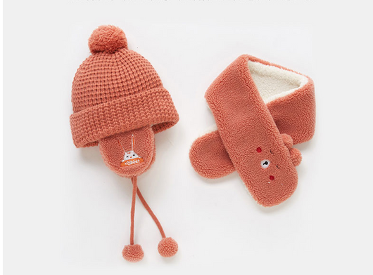 Conjunto de Gorro y Bufanda Polar para Niños - Image 7