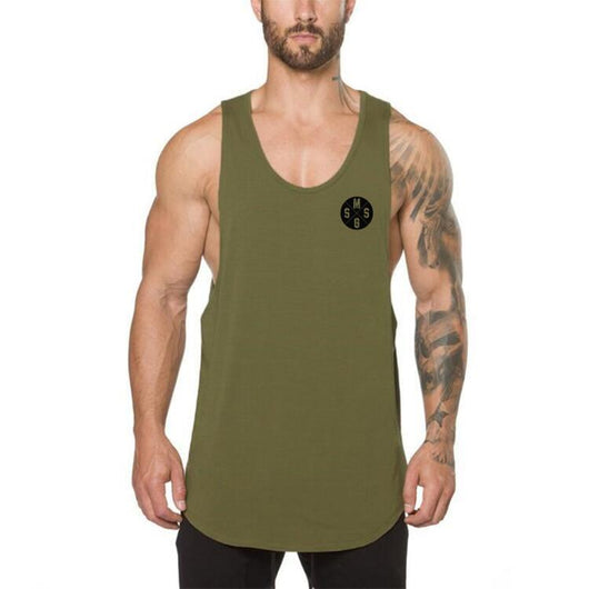 Chaleco Deportivo Hombre Estampado Algodón 100% Corte Holgado - Image 14
