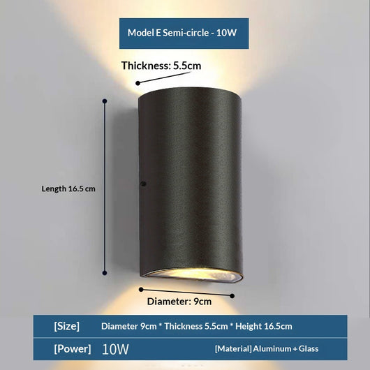 Lámpara LED Doble para Exterior - Iluminación Moderna para Patios y Jardines - Image 8