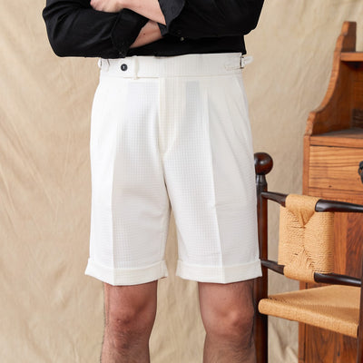 Shorts de Algodón Texturado para Clima Cálido - Image 5