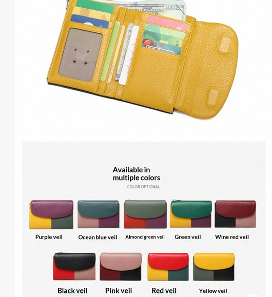 Billetera Compacta para Mujer en Cuero Suave Texturizado - Image 3