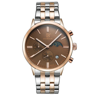 Reloj de Cerámica para Hombre con Diamantes - Diseño Coreano Resistente al Agua
