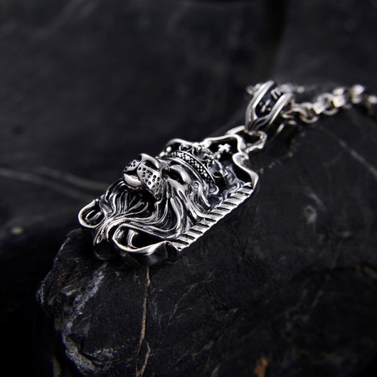 Collar Colgante León Tridimensional en Plata S925 - Image 5