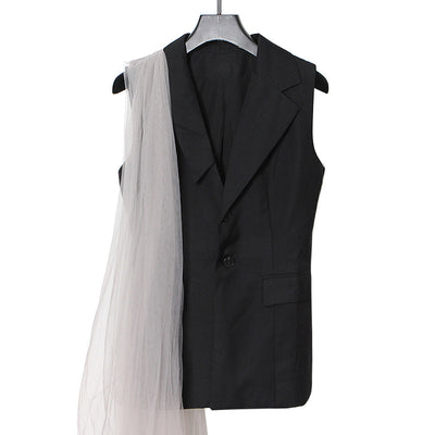 Blazer Chaleco con Paneles de Malla - Corte Medio - Image 7